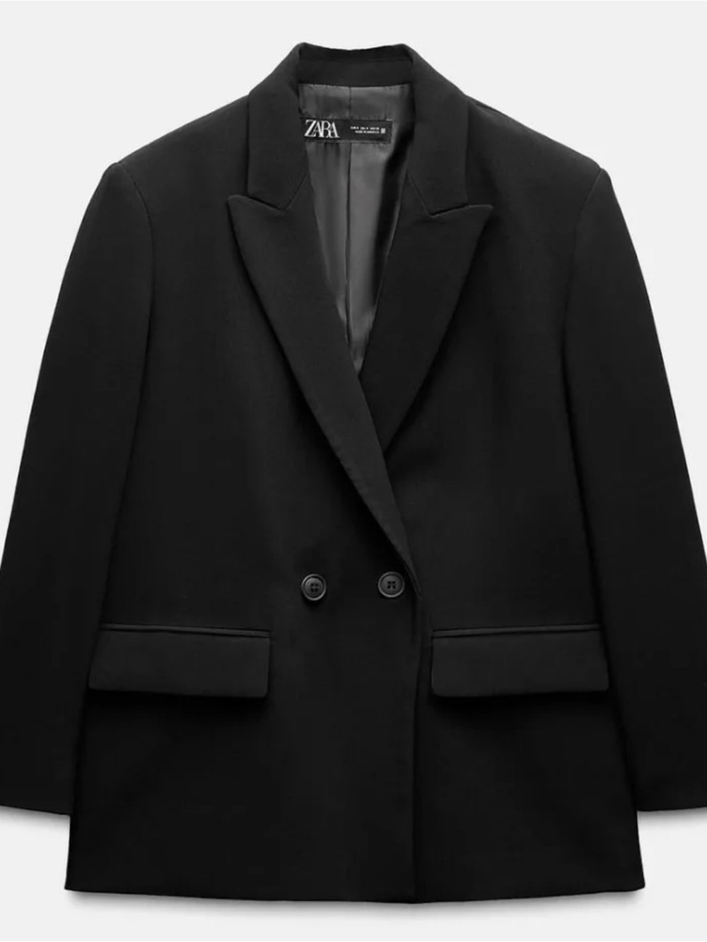 Zara Women's Oversized Double Breasted Blazer Size M - Picture 2 of 8